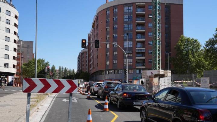 Las obras de calor cortan nuevas calles y colapsan Parquesol en Valladolid