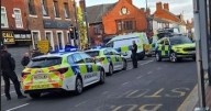 Armed police descend on town amid reports of man 'with a knife' in park