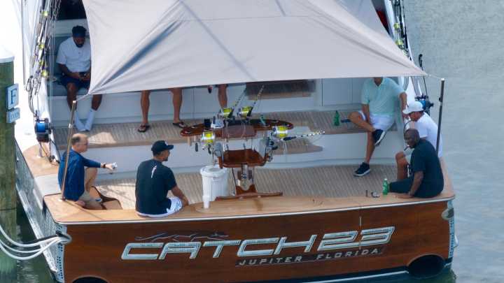 Michael Jordan's $8million boat with NBA legend on board wins second prize in prestigious fishing tournament