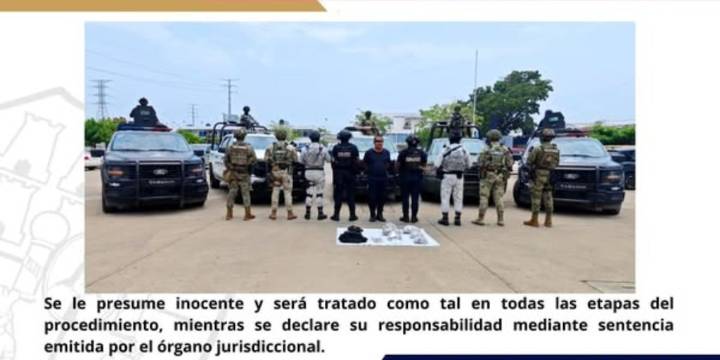 Detienen a “El Motor”, policía activo de Tabasco acusado de vender droga en patrulla oficial