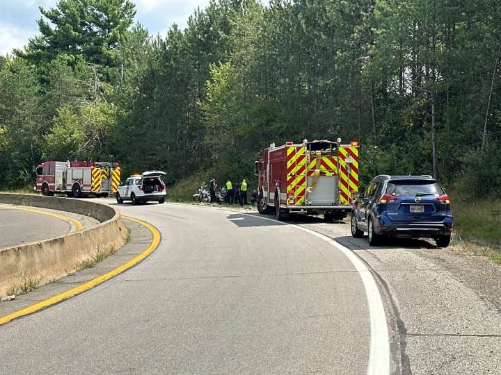 One injured following motorcycle crash on I