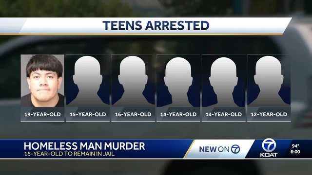 Albuquerque teen shooter suspect of homeless man to remain in jail