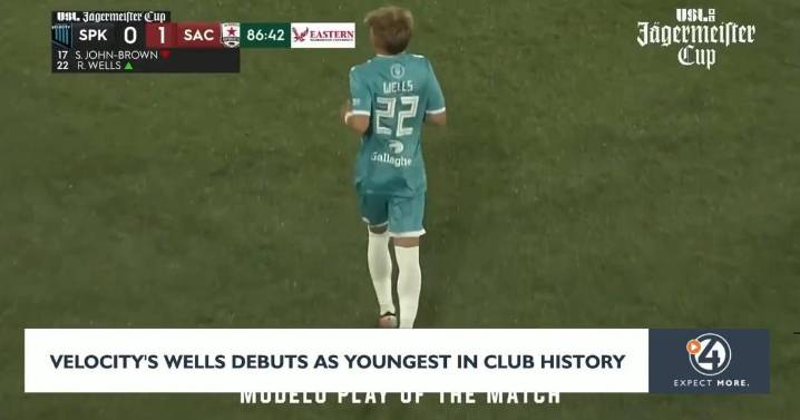 'It's a dream come true,' Velocity debut 17-year-old local as first academy player turned pro