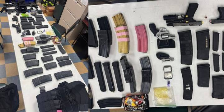 Police: Large amount of loaded magazines, illegal machine gun conversions found in suspect’s car