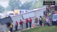 Deaths reported as Niagara Falls tour bus with 50+ passengers rolls after collision