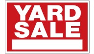 Yard Sale – August 29 and 30
