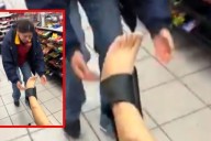 Video: Lord chanclazo: joven se viraliza por caída en Oxxo