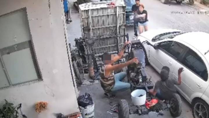 '¿Dónde hay una tienda?': MOMENTO EXACTO en el que mujer ejecuta a balazos a mecánico