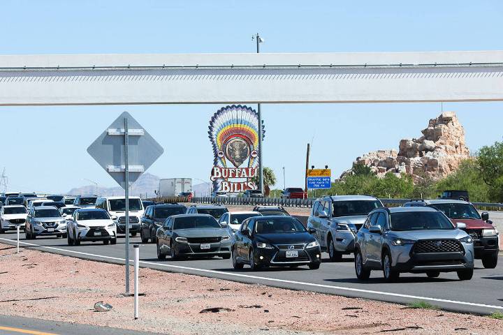 I-15 southbound near the Nevada-California border should be avoided Monday morning 