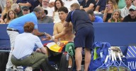 Ben Shelton out of the US Open after injuring shoulder against Mannarino