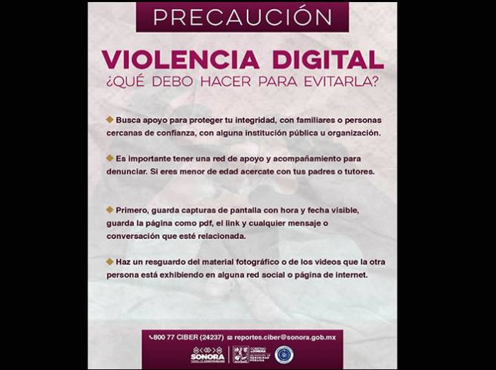Impulsa Gobierno de Sonora acciones preventivas contra la violencia digital