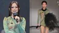 Jenna Ortega Evokes Gothic Edge in Simone Rocha for Wednesday in Seoul
