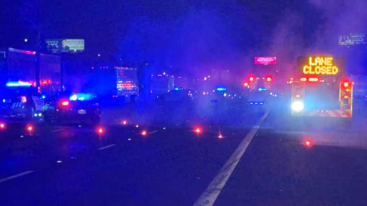 1 dead after crash overnight on I-75NB in Cobb County