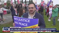 Pro-Ukrainian rally ahead of Trump