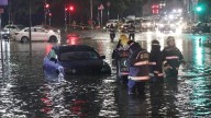 Intensa lluvia en Puebla deja autos atrapados y vialidades bajo el agua