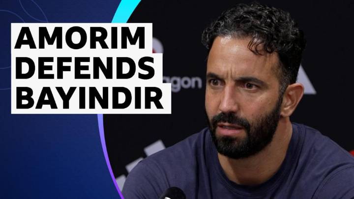 'No, no, no no!' Amorim defends Bayindir after mistake