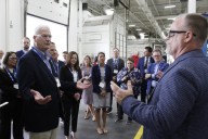 Emmer greets transit head in St. Cloud, touts Trump's plan for jobs, manufacturing