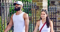 Rachel Zegler & Boyfriend Nathan Louis-Fernand Match in Tank Shirts While Holding Hands on Walk in London 