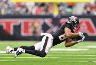 Texans rookie receiver Jayden Higgins ‘proud‘ of growth, and his personal stamp on routes: ‘My own creativity on it’