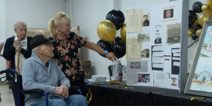 World War II veteran celebrates 100th birthday