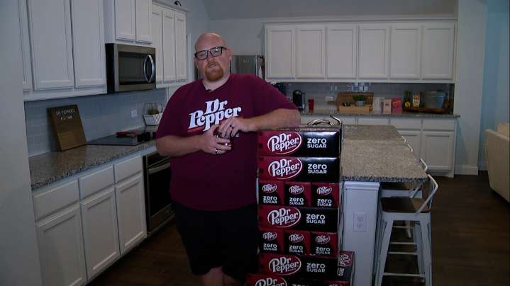 Fort Worth family wins a year's supply of Dr Pepper