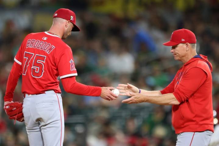 Angels go quietly in ugly loss to A’s