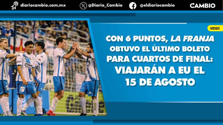 Club Puebla viajará a EU a un cuarto partido de la Leagues Cup: calificó de panzazo