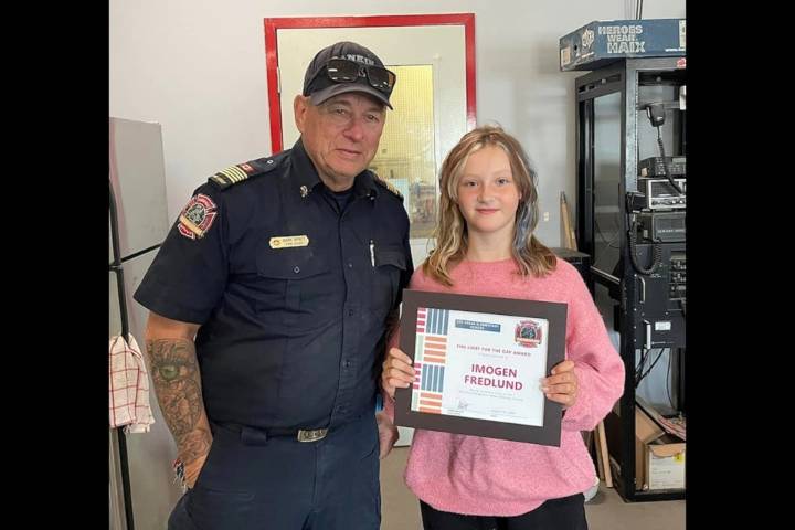 Firefighters build rapport with Rankin Inlet elementary students
