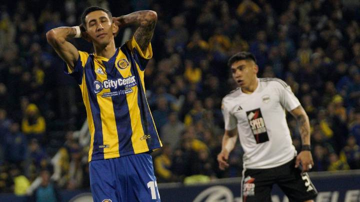 Ángel Di María quiere festejar con Central en el clásico, un partido que nunca pudo ganar