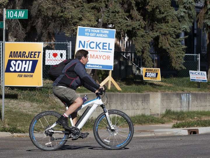 Sign, sign everywhere a sign of Edmonton's coming October election