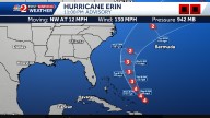 Evacuations ordered, Hurricane Erin remaining offshore