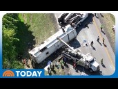 5 Dead, Dozens Injured After Tour Bus Crashes in New York State