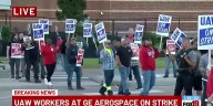Hundreds of UAW workers on strike at GE Aerospace