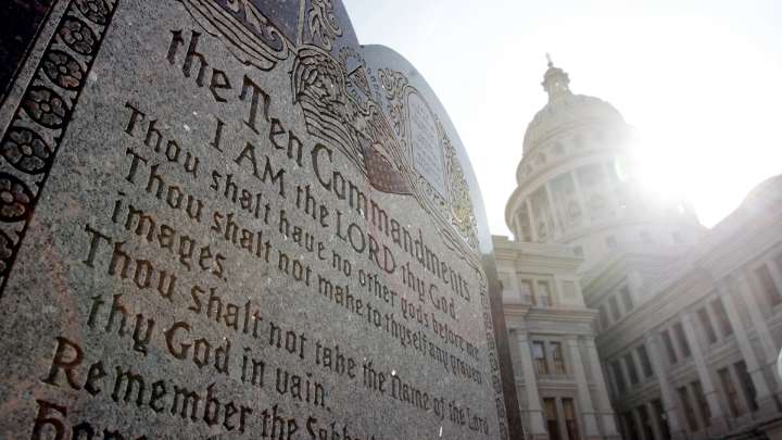Plano ISD, 10 other Texas school districts temporarily blocked from displaying Ten Commandments