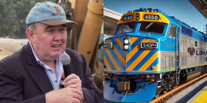 Documentos revelan que Rafael López Aliaga gastó más de 22 millones de dólares en los trenes Caltrain