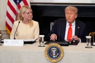 Trump’s creepy flirting with AG Pam Bondi during epic length cabinet meeting has everybody cringing
