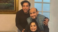 Édgar Vivar y María Antonieta de las Nieves se reencontraron en casa de Ernesto Pimentel