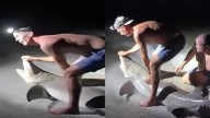 Pescador es atacado por un tiburón mientras intentaba posar para una foto: video del momento
