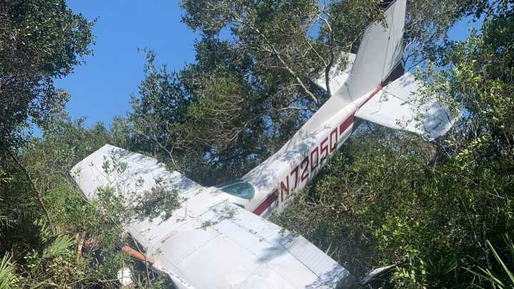 Officials: Small plane crashes near Titusville airport; 2 injured
