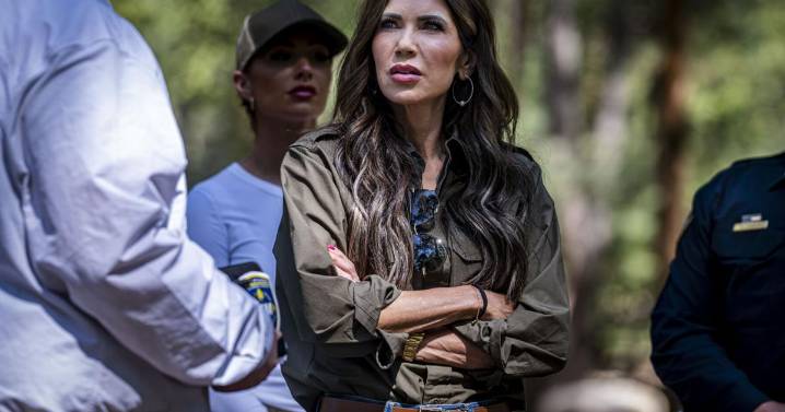 Southern border wall to be painted black, Noem says during New Mexico visit