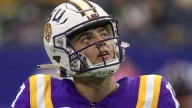 LSU QB Garrett Nussmeier gets injury update from Brian Kelly