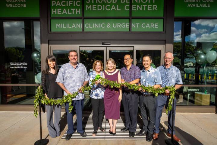Straub Benioff opens new clinic, urgent care, in Mililani