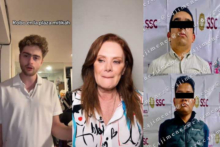 Detienen a los que le robó al hijo de Erika Buenfil en plaza Mítikah