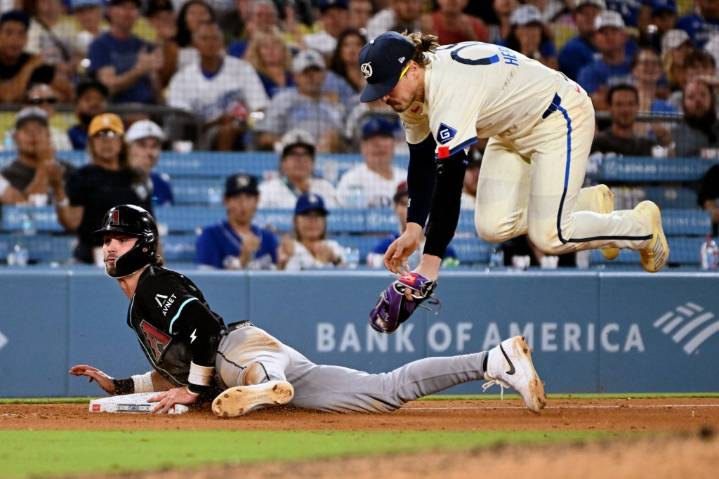 Dodgers’ offense handcuffed again in 2nd straight loss to Diamondbacks