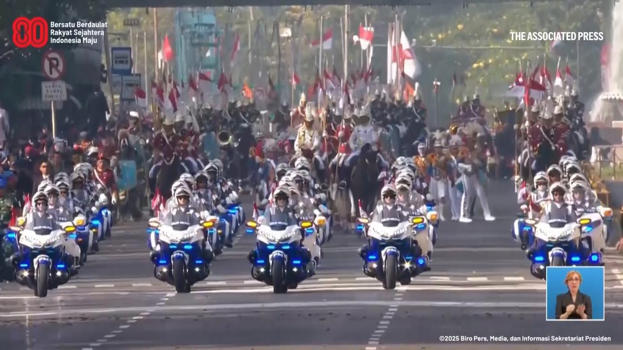 Indonesia marks 80th anniversary of its independence with a grand ceremony and a public festival