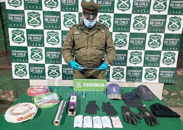 Detienen a tres delincuentes por robo de accesorio de vehículos en Los Andes