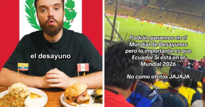 Perú va ganando ‘Mundial de desayunos’ y ecuatorianos bromean con el Mundial 2026: “Ecuador sí está, no como otritos”