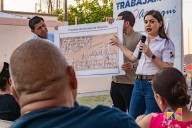 Anuncian Miriam Soto y JMAS construcción de cárcamo en Col. Magisterial de Meoqui
