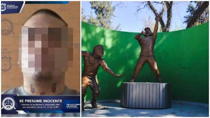 Cae Jorge “N”, presunto ladrón de la estatua de “la bailarina” en SLP