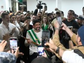 Bolivian opposition leader Camacho released from jail after nearly 3 years